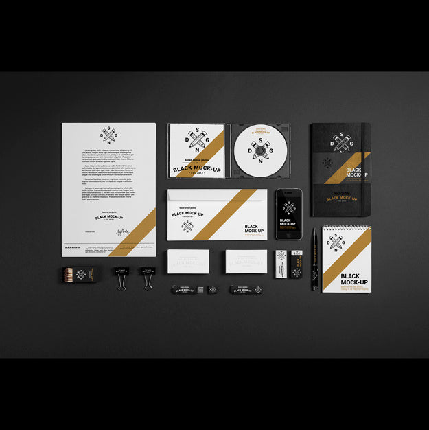 Business Stationery Mock Up Design Psd