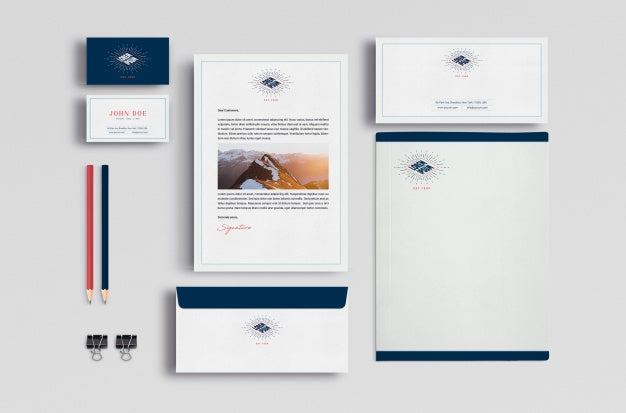 Business Stationery Mock Up Psd