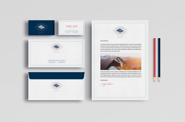Business Stationery Mock Up Psd