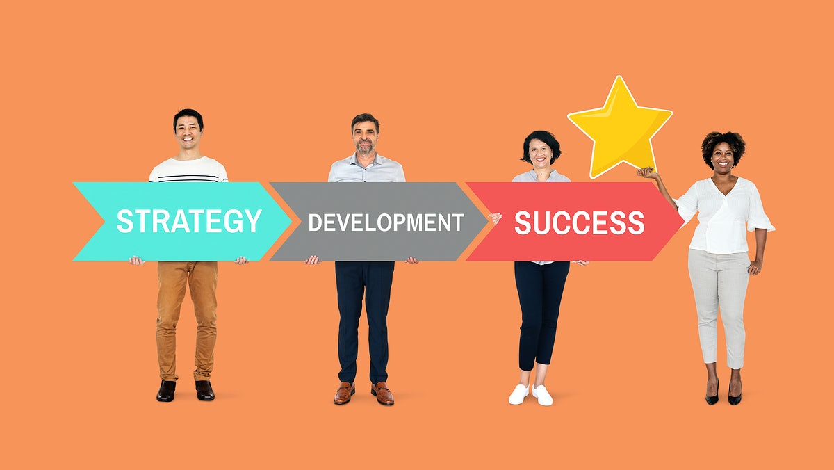 Business Team With A Strategy For Success