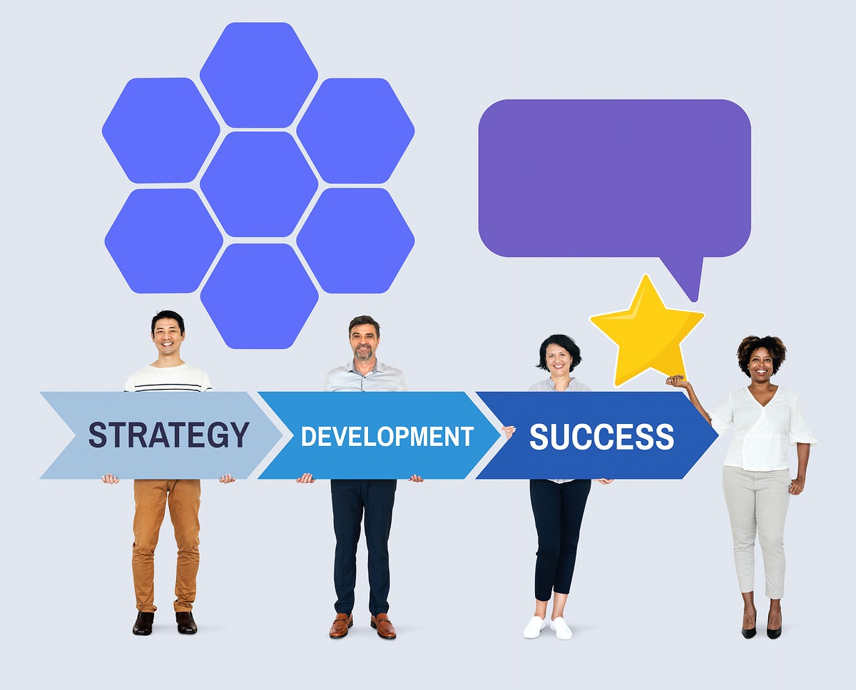 Business Team With A Strategy For Success