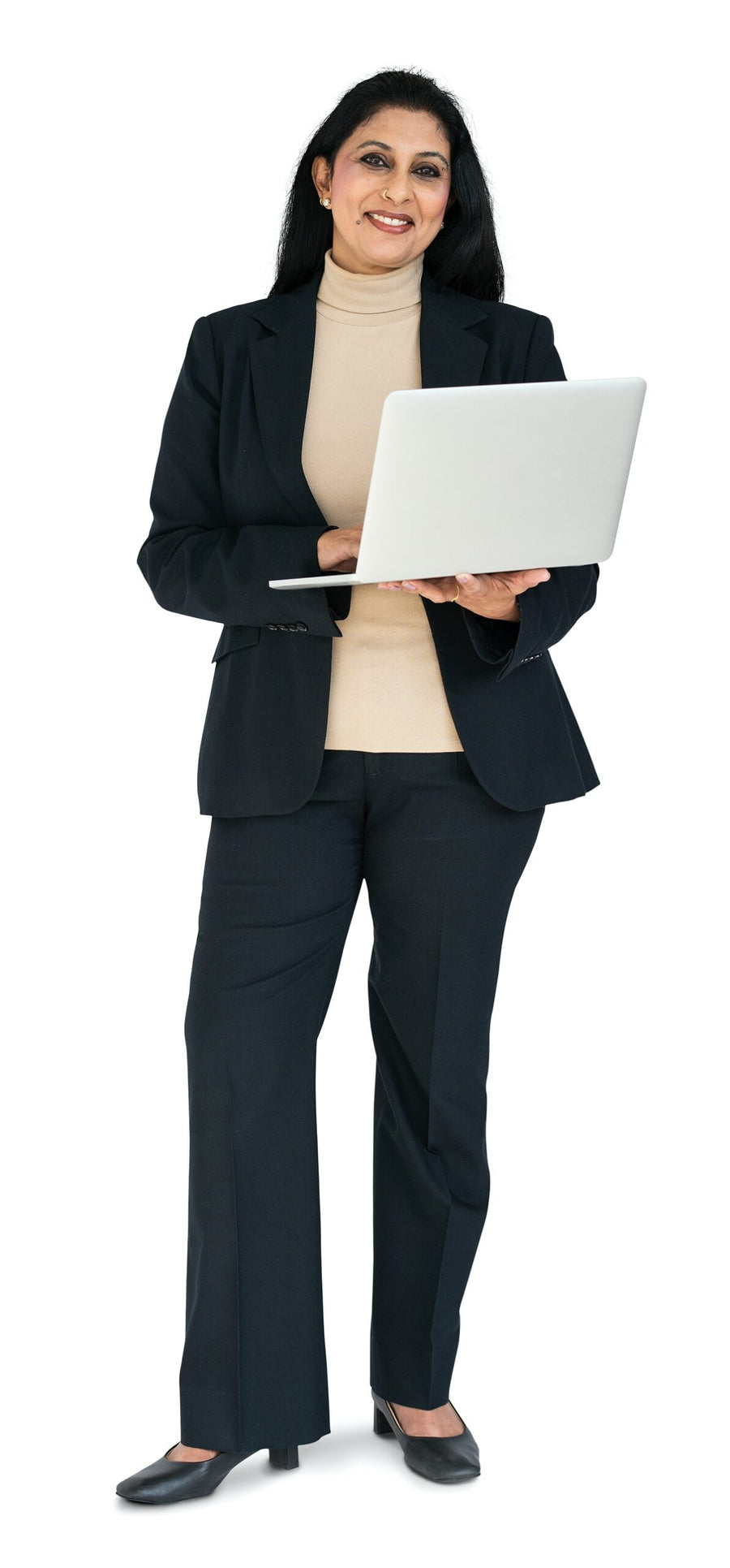 Business Woman Asian Laptop Concept