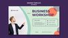 Business Workshop Concept Banner Template Psd