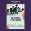 Business Workshop Concept Poster Psd