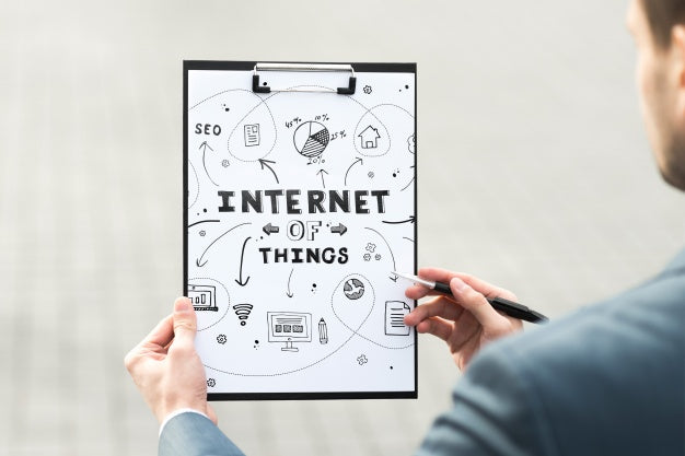 Businessman Holding Clipboard Mockup Psd