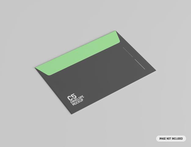 C5 Envelope Mockup Psd