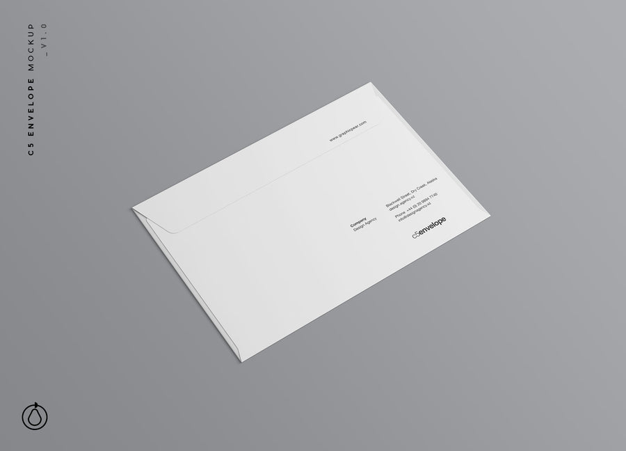 C5 Envelope Mockup