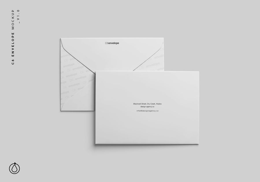C6 Envelope Mockup