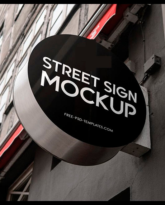 Cafe/Bar/Restaurant Signboard Mockup