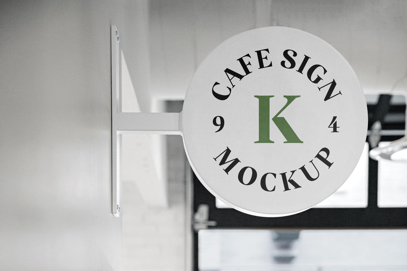 Cafe Sign Mockup