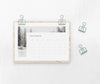 Calendar Catched On Wooden Board Psd