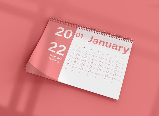 Calendar Mockup Psd