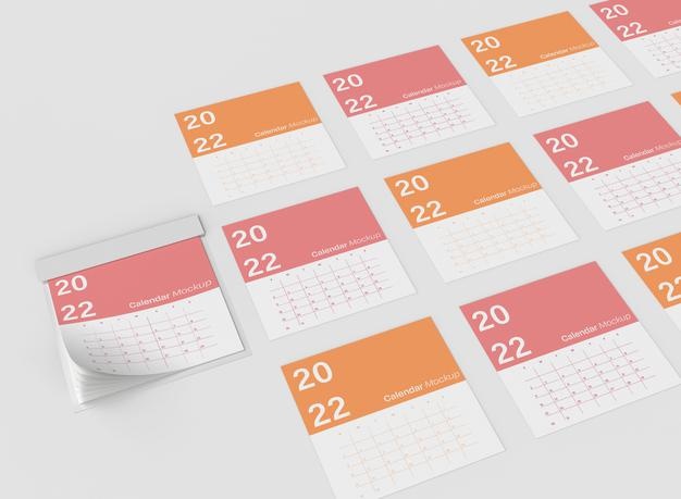 Calendar Mockup Psd