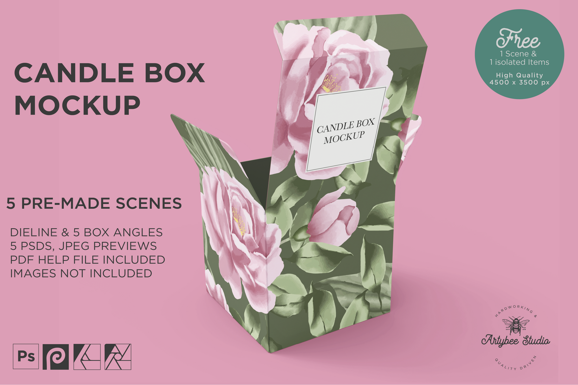 Candle Box Mockup