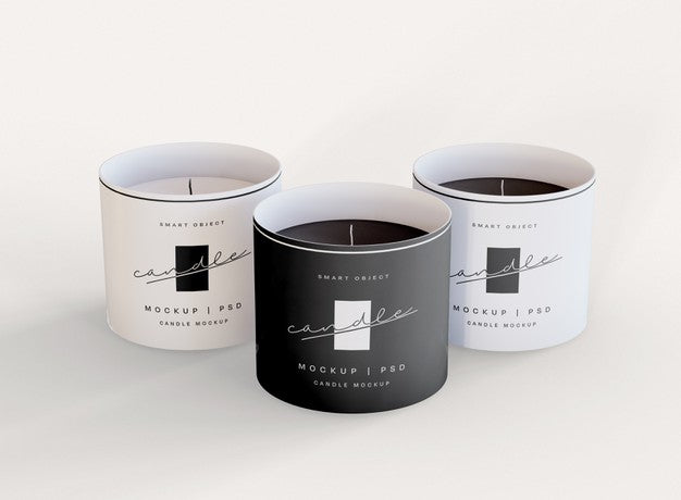 Candle Mockup Psd