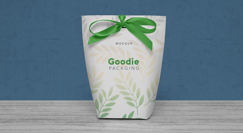 Candy / Goodie Bag Packaging Mockup Psd
