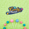 Candy Planet And Assortment Of Lollipops Psd