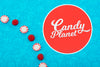 Candy Planet Shop Minimalist Logo Psd