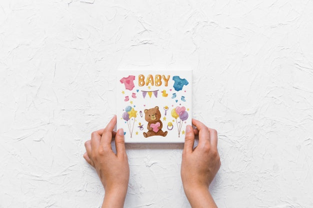 Canvas Mockup With Paint Materials Psd