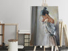 Canvas On Easel Stand Psd
