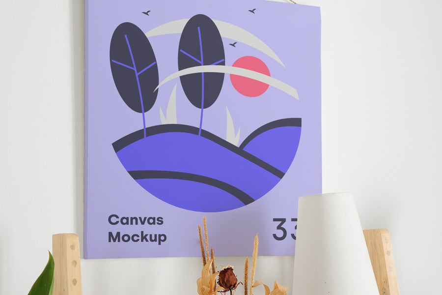 Canvas Psd Mockup