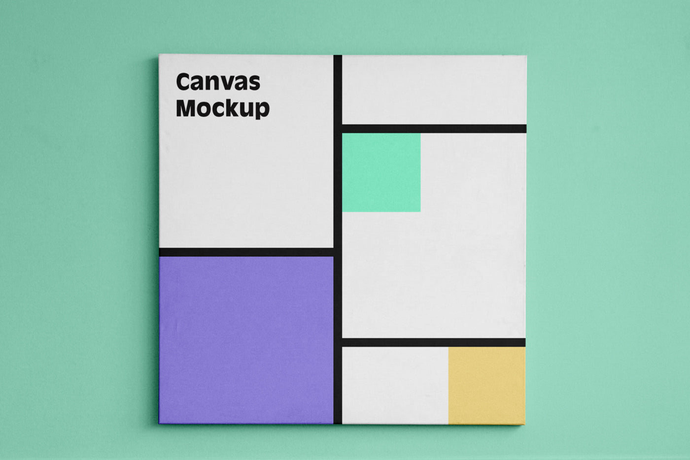 Canvas Square Mockup