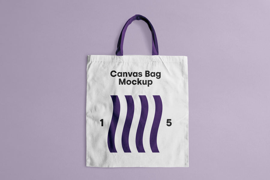 Small Canvas Tote Bag MockUp