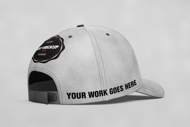 Cap Mock Up Back View Psd