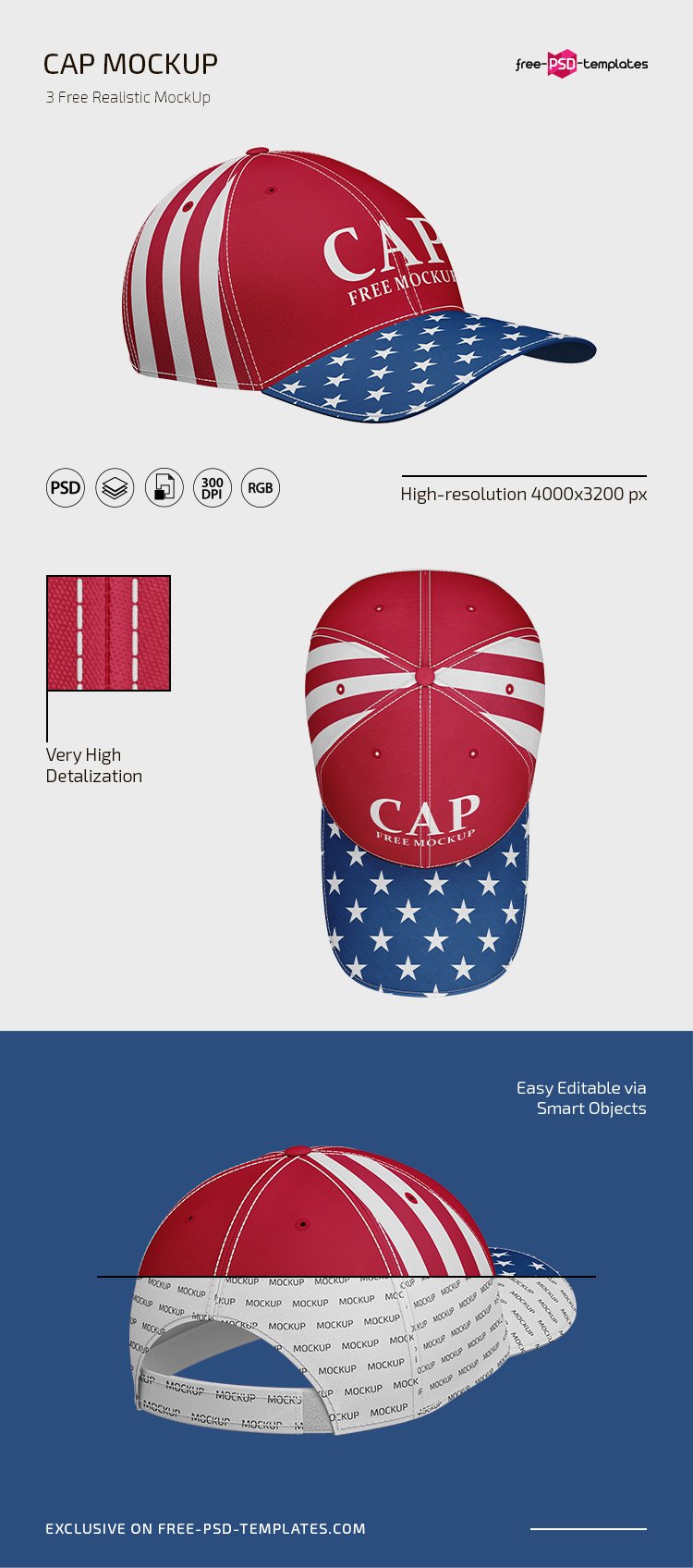 Cap Mockup In Psd
