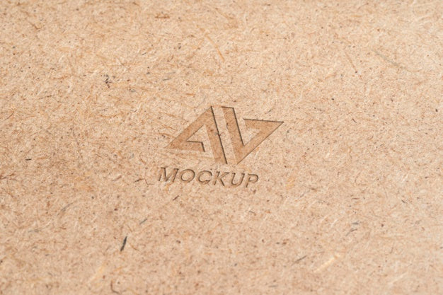 Capital Letter Mock-Up Logo Design Psd