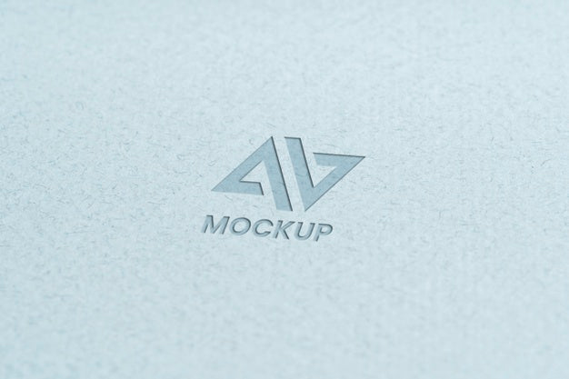 Capital Letter Mock-Up Logo Design Psd