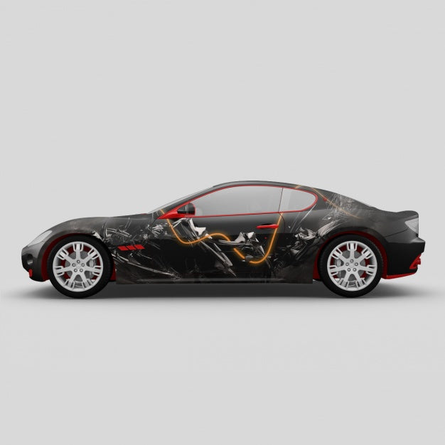 Car Mock Up Design Psd