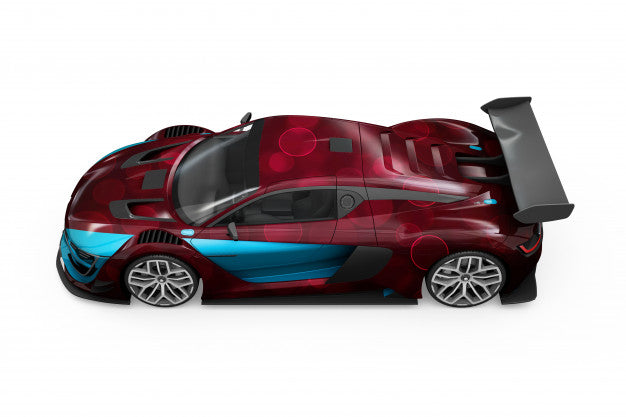 Car Mock-Up Isolated Design Psd