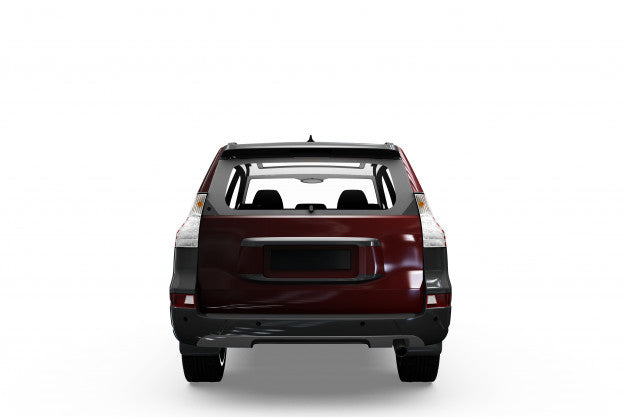 Car Mock-Up Isolated Design Psd