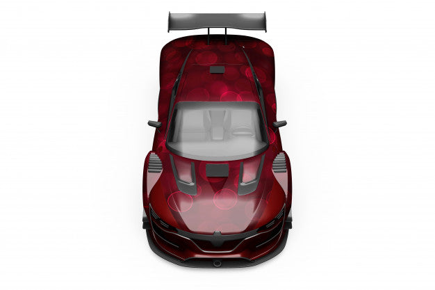 Car Mock-Up Isolated Design Psd