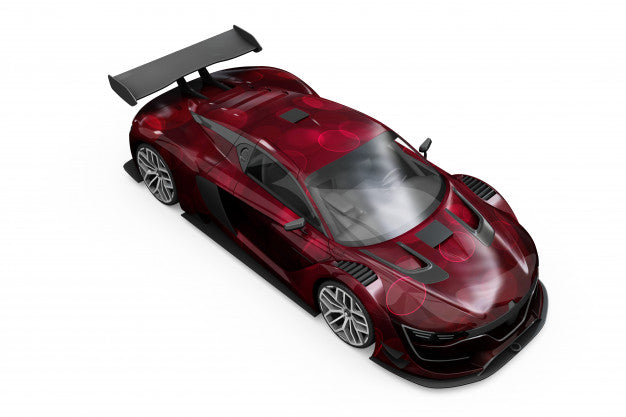 Car Mock-Up Isolated Design Psd