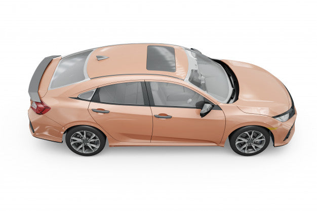 Car Mock-Up Isolated Design Psd