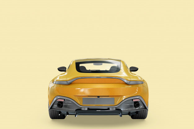 Car Mock-Up Isolated Design Psd
