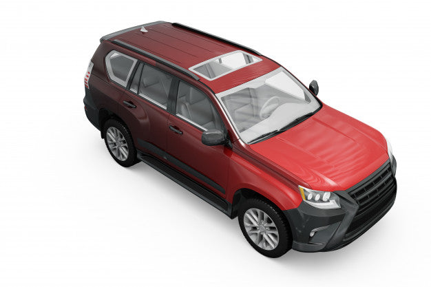 Car Mock-Up Isolated Design Psd