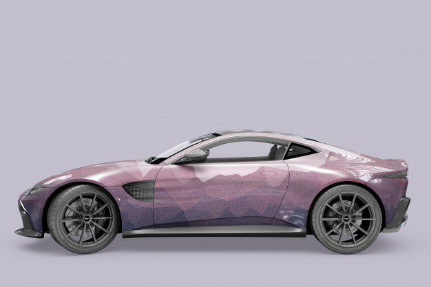 Car Mock-Up Isolated Design Psd