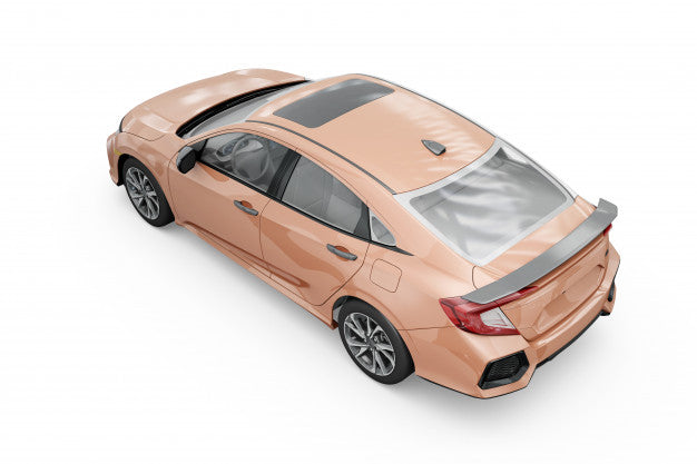 Car Mock-Up Isolated Design Psd