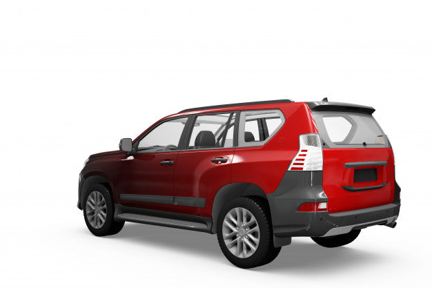 Car Mock-Up Isolated Design Psd