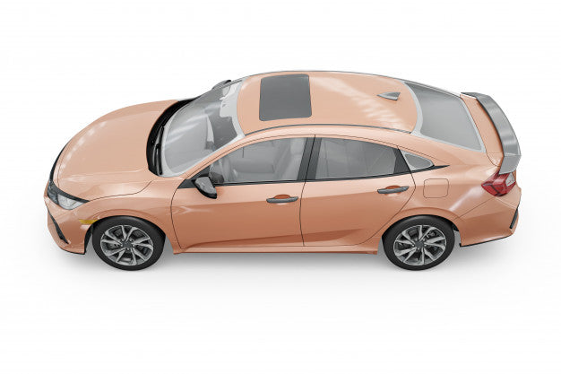 Car Mock-Up Isolated Design Psd