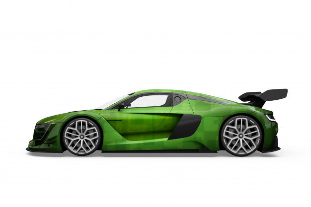 Car Mock-Up Isolated Design Psd