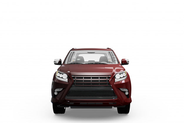 Car Mock-Up Isolated Design Psd
