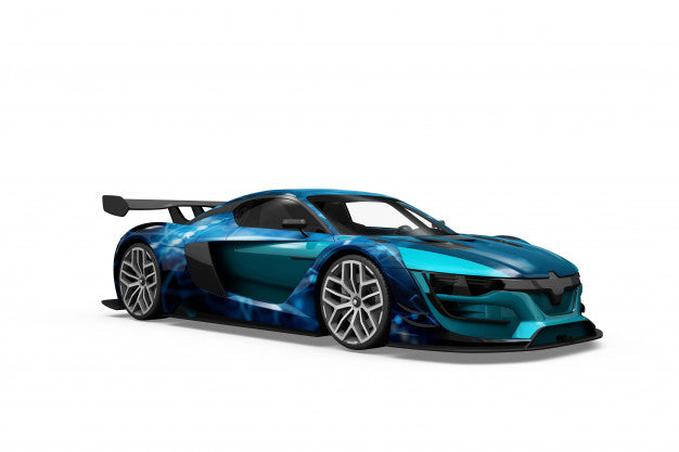 Car Mock-Up Isolated Design Psd