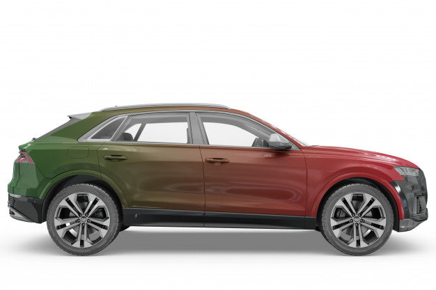 Car Mock-Up Isolated Design Psd