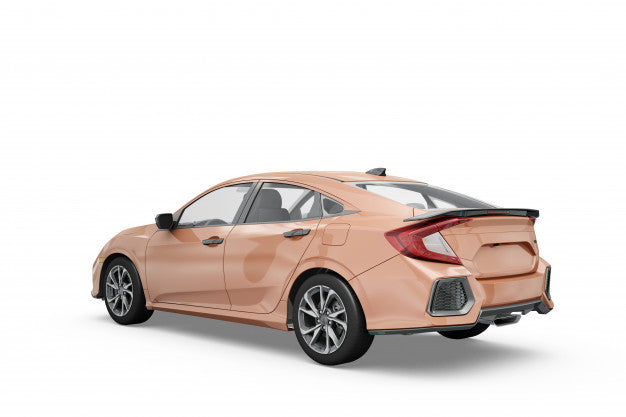 Car Mock-Up Isolated Design Psd
