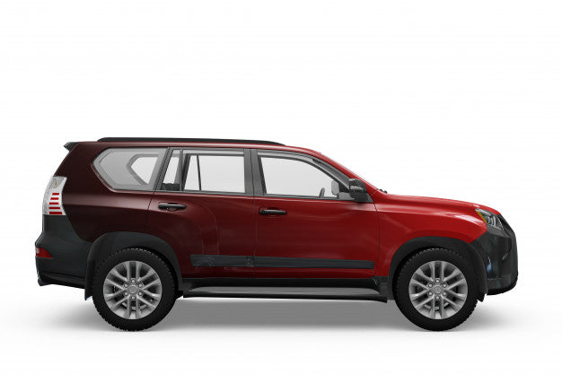 Car Mock-Up Isolated Design Psd