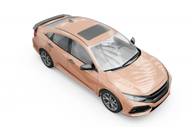 Car Mock-Up Isolated Design Psd